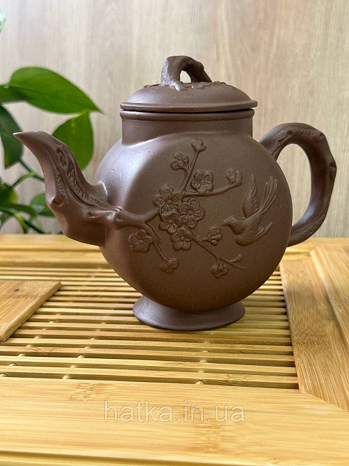 Чайник заварювальний ісинська глина 600 мл "Голубка" світлий Т2587 Київ - фото 1