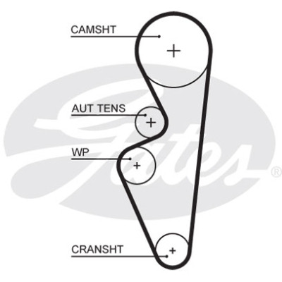 Комплект ремня ГРМ с помпой Gates KP15670XS Винница - изображение 2