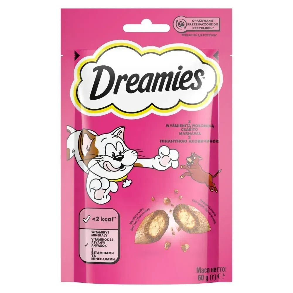 Лакомство для кошек Dreamies с говядиной, 60 г Винница - изображение 1