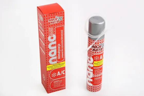 Очиститель кондиционера 200мл Moje Auto Nano Silver со шлангом в уп. Винница