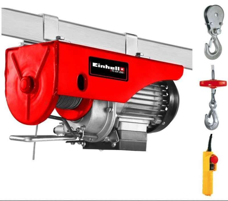 Электрический тельфер (подъемник) Einhell TC-EH 250-18: 500 Вт, 250кг макс., 18м (2255135) лебедка Киев - изображение 9