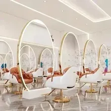 Перукарська Консоль Calissimo Konsola Konsoleta Fryzjerska Barberska Kosmetyczna Lustro Led Rama Aluminiowa 200X120 Pro Dwustronne Київ