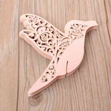 Банкетная карточка Колибри 10 штук 11 на 9 см пудровый Киев