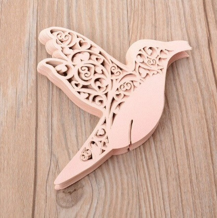 Банкетная карточка Колибри 10 штук 11 на 9 см пудровый Киев - изображение 2