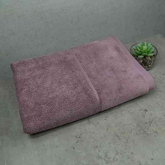 Набор полотенец велюр/махра 2шт GM Textile 50x90см, 70x140см Премиум качества Milado 550г/м2 (Пепель Сумы