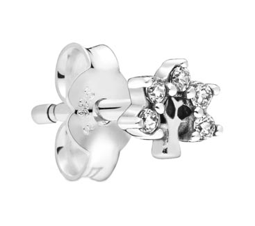 Срібна сережка  "Моє дерево" 298387CZ MasterSem Київ - фото 1