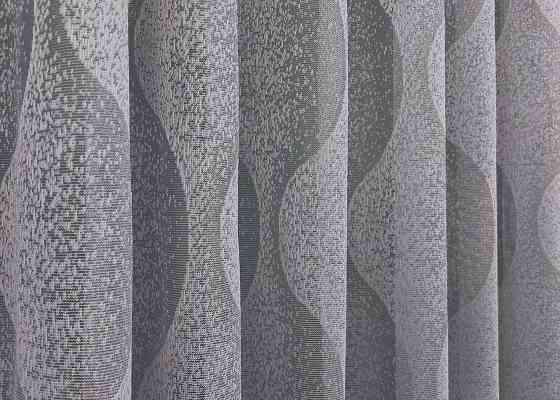 Тюль VR-Textil 1984т Жакард Сірий 400х270 см (42-1014) Київ