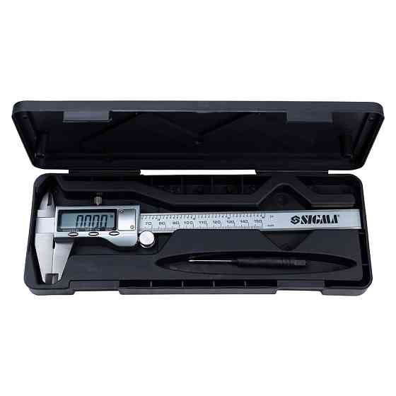 Sigma Штангенциркуль цифровой Profi 150мм точность ±0.02мм (пенал) SIGMA (3923011) Коломия