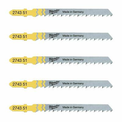 Полотна для лобзика T101D MILWAUKEE, 75мм/ крок зуба 4мм, (5шт), (деревина, чистий різ) Одеса - фото 2