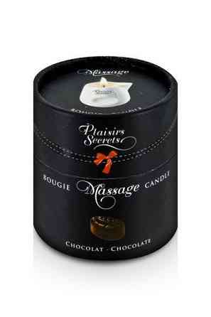Массажная свеча Plaisirs Secrets Chocolate (80 мл) подарочная упаковка, керамический сосуд Sex Aura Киев