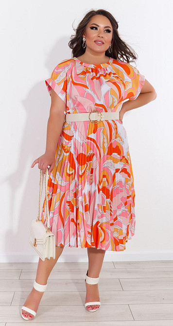 Красивое платье с юбкой в складку (56) Киев - изображение 1