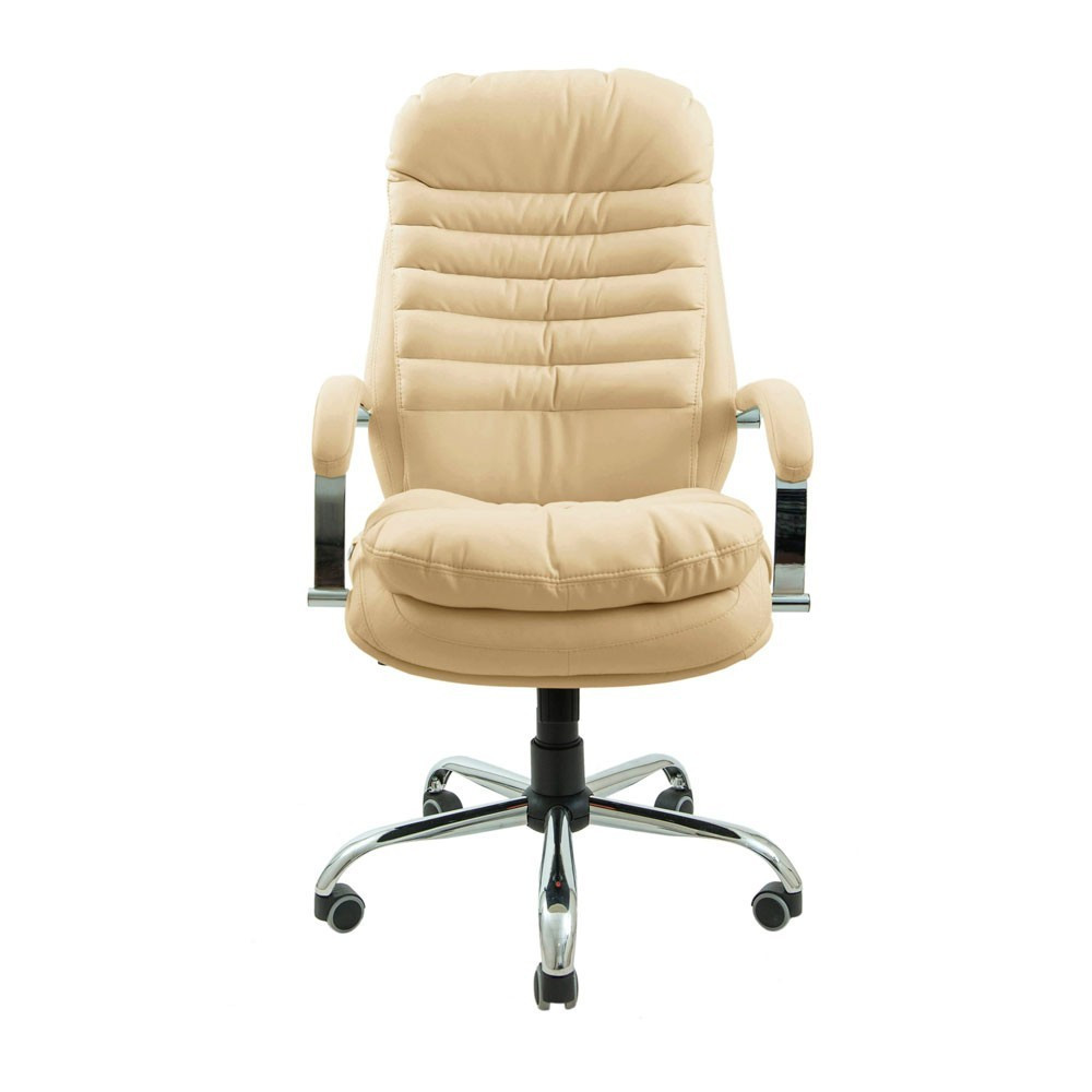 Офісне крісло керівника Richman Valencia Хром M2 Anyfix Бежевий Дніпро - фото 2