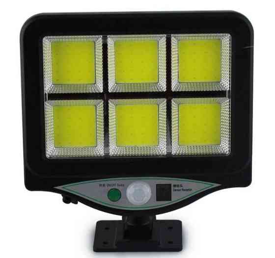 Ліхтар вуличний BK-128-6COB на сонячній батареї, з пультом 7499 Винница