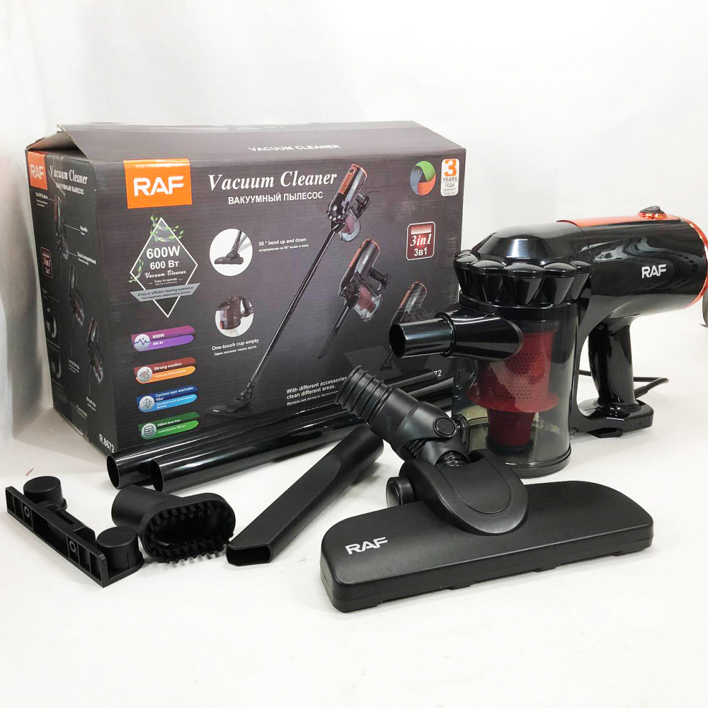 Вертикальный мощный пылесос без мешка RAF, Многофункциональный вертикальный пылесос TV-67 Львов - изображение 4