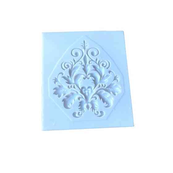 Молд силіконовий Абстракція 47 на 39 мм сірий Київ