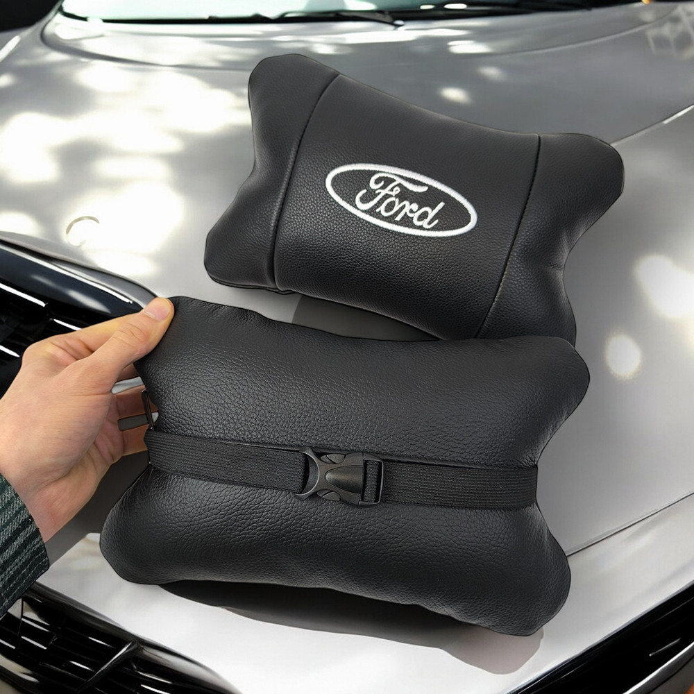 Декоративные подушки с логотипом Ford, Подушка для поддержки головы в машине, Авто подушки в машину PL-59 Львов - изображение 10