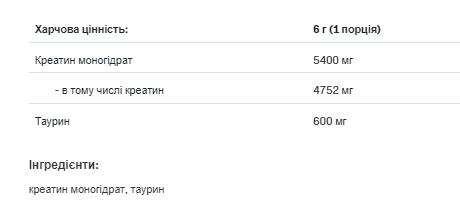 Creatine Muscle Max - 250g Київ - фото 2