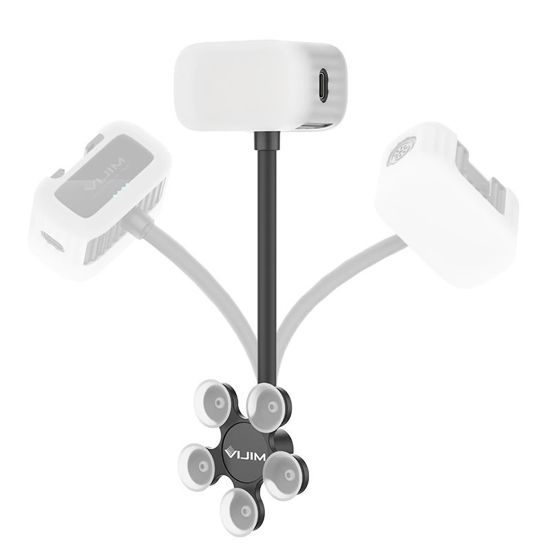 Лампа для конференції з присоскою на гнучкій ніжці Ulanzi Vijim CL12 Київ - фото 2