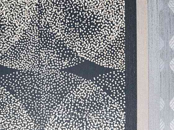 Шпалери метрові вінілові на флізелін Marburg Villa Romana абстракція геометрія чорні з сріблом, золотом Київ