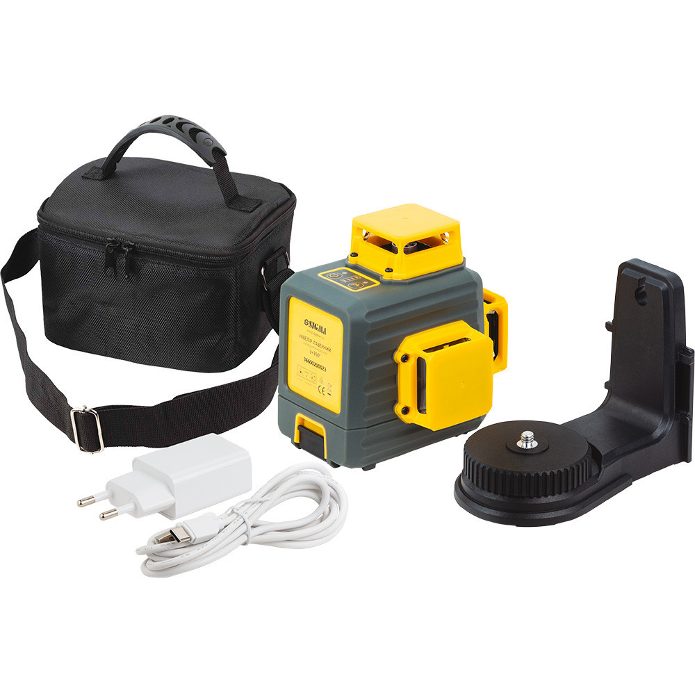 Нівелір лазерний самовирівнювальний 3×360° SIGMA (3727211) Київ - фото 1