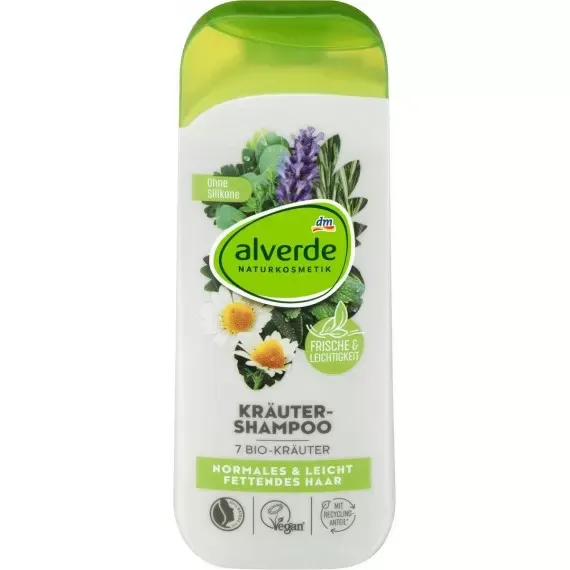 Шампунь из трав 7 органических трав alverde, 200 мл (Германия) alverde NATURKOSMETIK Shampoo Kräuter Львов - изображение 1