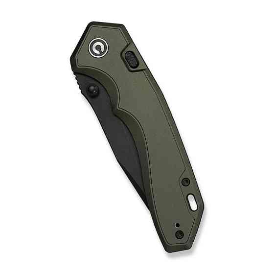 Ніж складаний туристичний Civivi Elite Brova, (8.7 см) CPM S35VN / Aluminum зелений Киев
