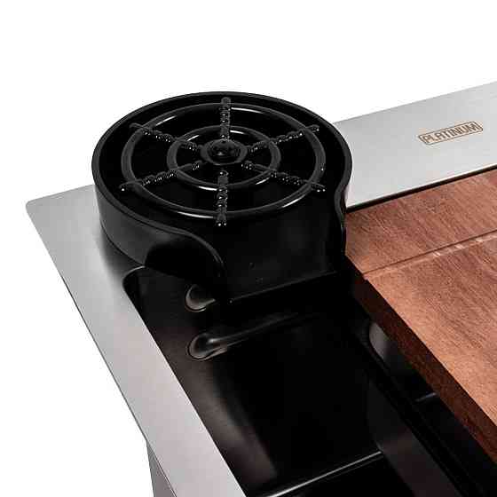 PLATINUM Кухонна мийка нержавійка CM 75*46A Platinum Handmade "Водоспад" Киев