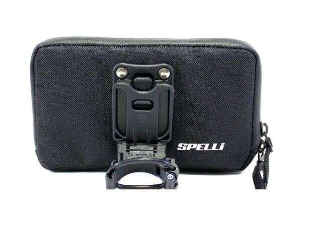 Сумка- чехол для телефона на велосипед  (под вынос руля, черная, водонепрониц. 9.5 x 16.5 x 2cm) Мукачево - изображение 1