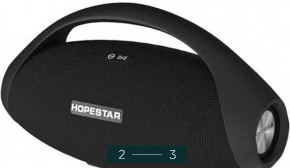 Портативная Bluetooth Колонка HOPESTAR H-31 Black Red Киев - изображение 2
