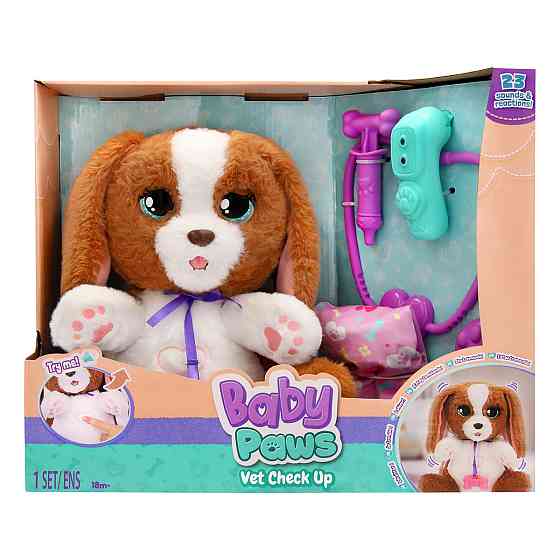 Інтерактивний ігровий набір Baby Paws – Цуценя у ветеринара Дніпро