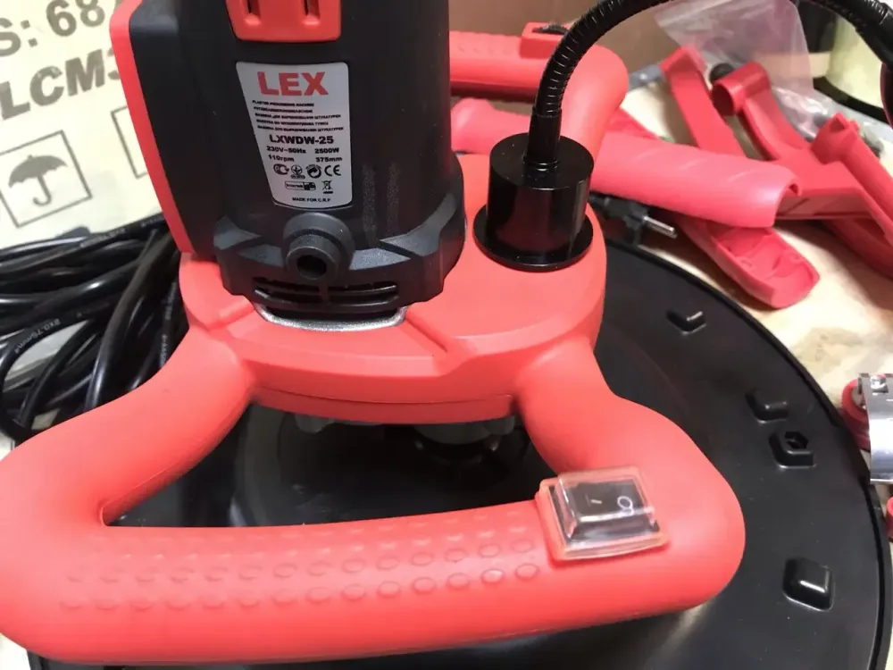 Жирафа для штукатурки LEX LXWDW-25 – потужність 2300 Вт, Ø 375 мм Львів - фото 3