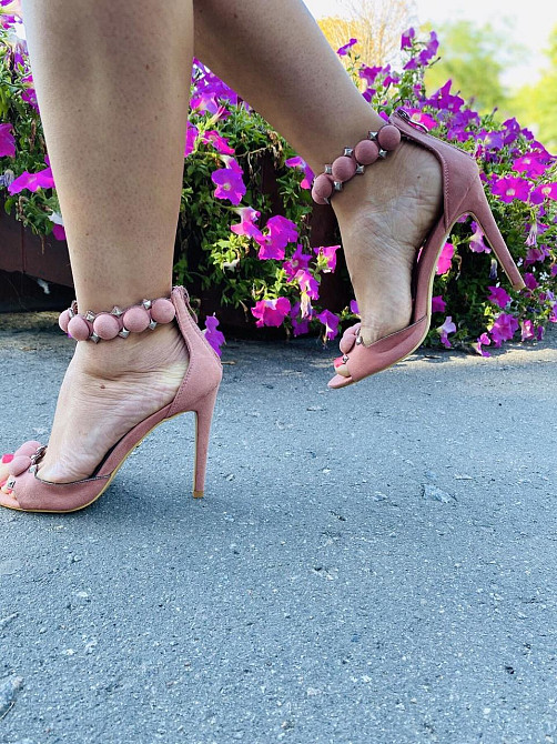 Seastar Босоніжки жіночі SEASTAR пудра (літо, еко-замша) (955) лише 40р. Коломыя - изображение 3