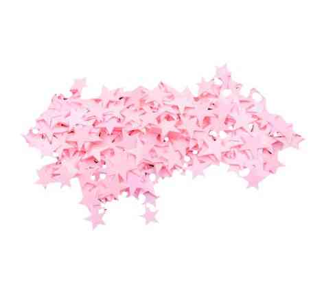 Конфетти Звездочки на праздник жесткий 15 г 1 см розовый Киев