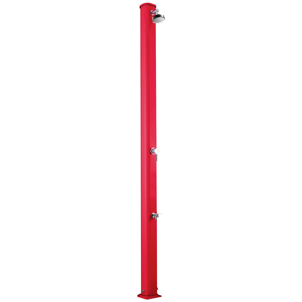 Душ солнечный  алюминиевый с мойкой для ног. красный A620/3027. 22 л Киев - изображение 1