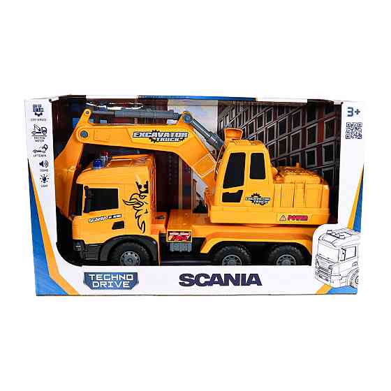 Автомодель серії Super Big Truck – Екскаватор Scania (світло, звук) Днепр