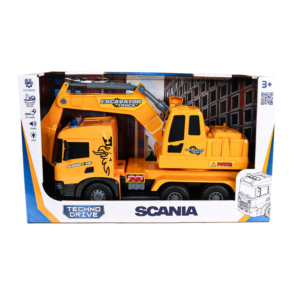Автомодель серії Super Big Truck – Екскаватор Scania (світло, звук) Днепр - изображение 6