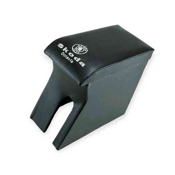 Подлокотник автомобиль Шкода octavia tour черный с вышивкой (кожзам) Мукачево