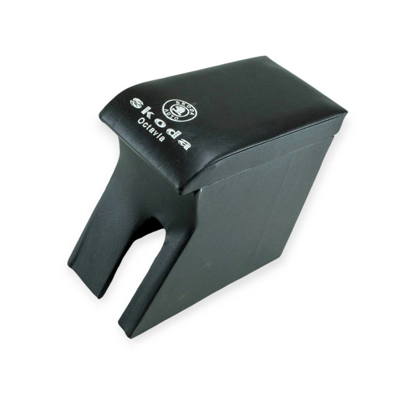 Подлокотник автомобиль Шкода octavia tour черный с вышивкой (кожзам) Мукачево - изображение 1