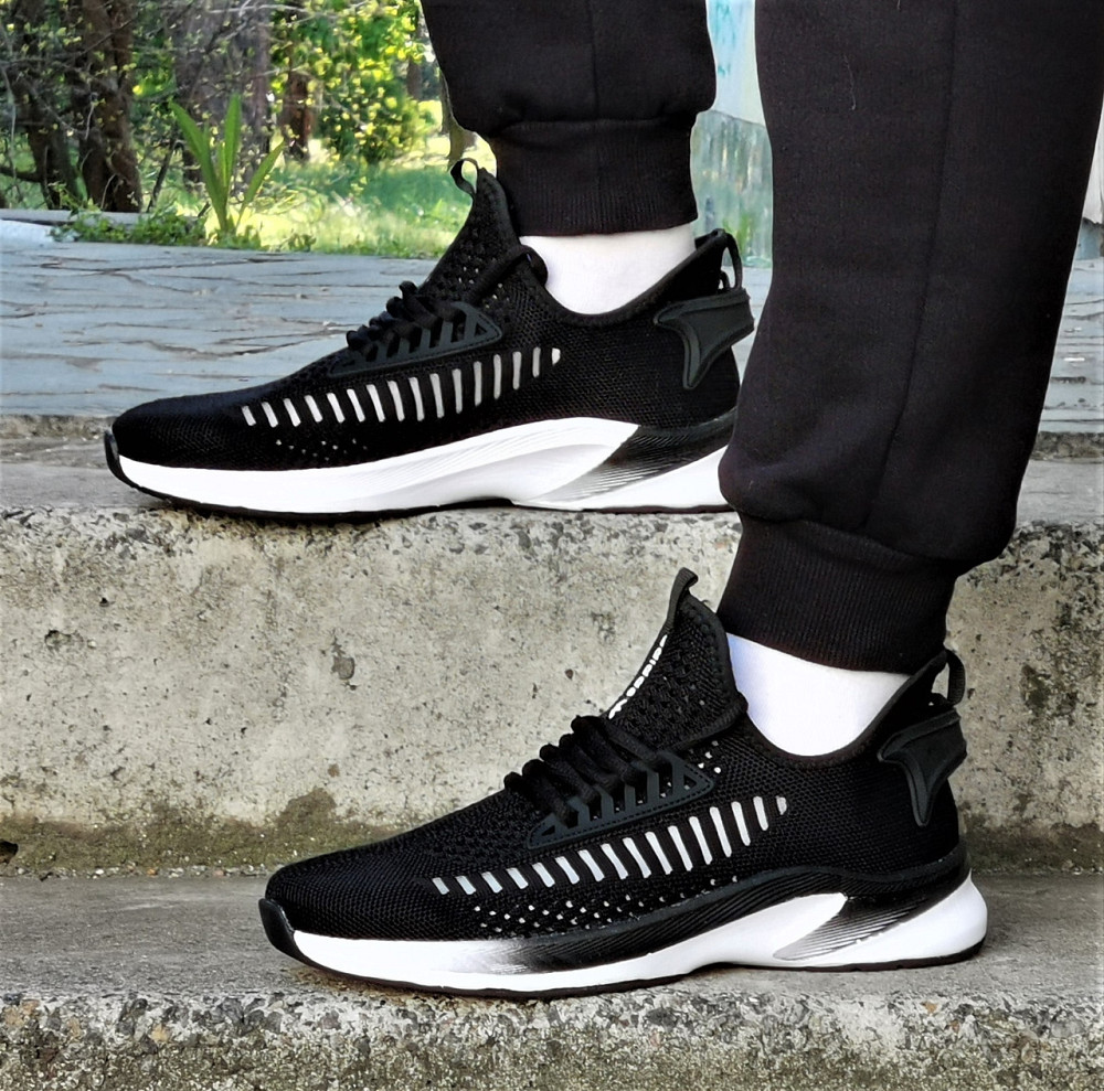 Кроссовки Adidas Мужские Черные Адидас BOOST Сеточка (размеры: 42,43,44,45) Днепр - изображение 7