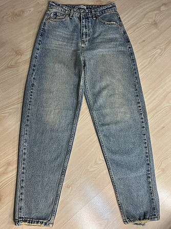 Джинсы женские Mikaletta 3249-13254 MOM RELAX jeans бананы высокая посадка стрейчевые голубые, голуб Одесса - изображение 9