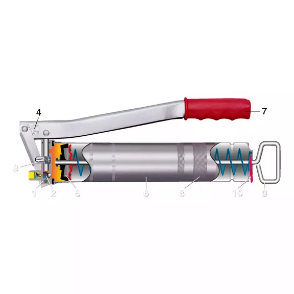 Шприц WURTH 098600 для смазки Коломыя - изображение 3