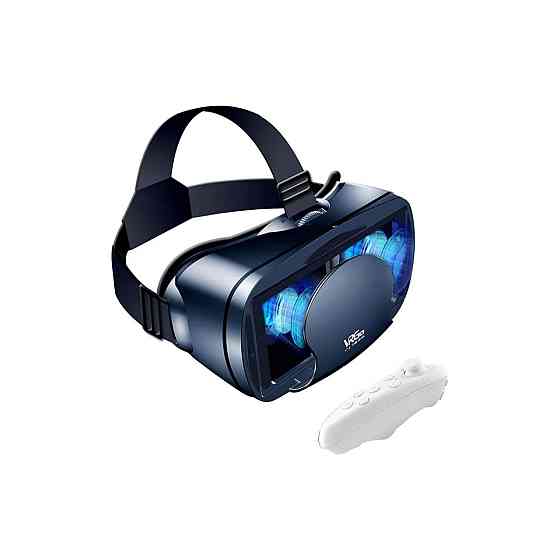 VR шолом віртуальні окуляри GGOOD VRG PRO чорний 120° ширококутна лінза для смартфонів 5–7 дюймів Android з пультом Київ