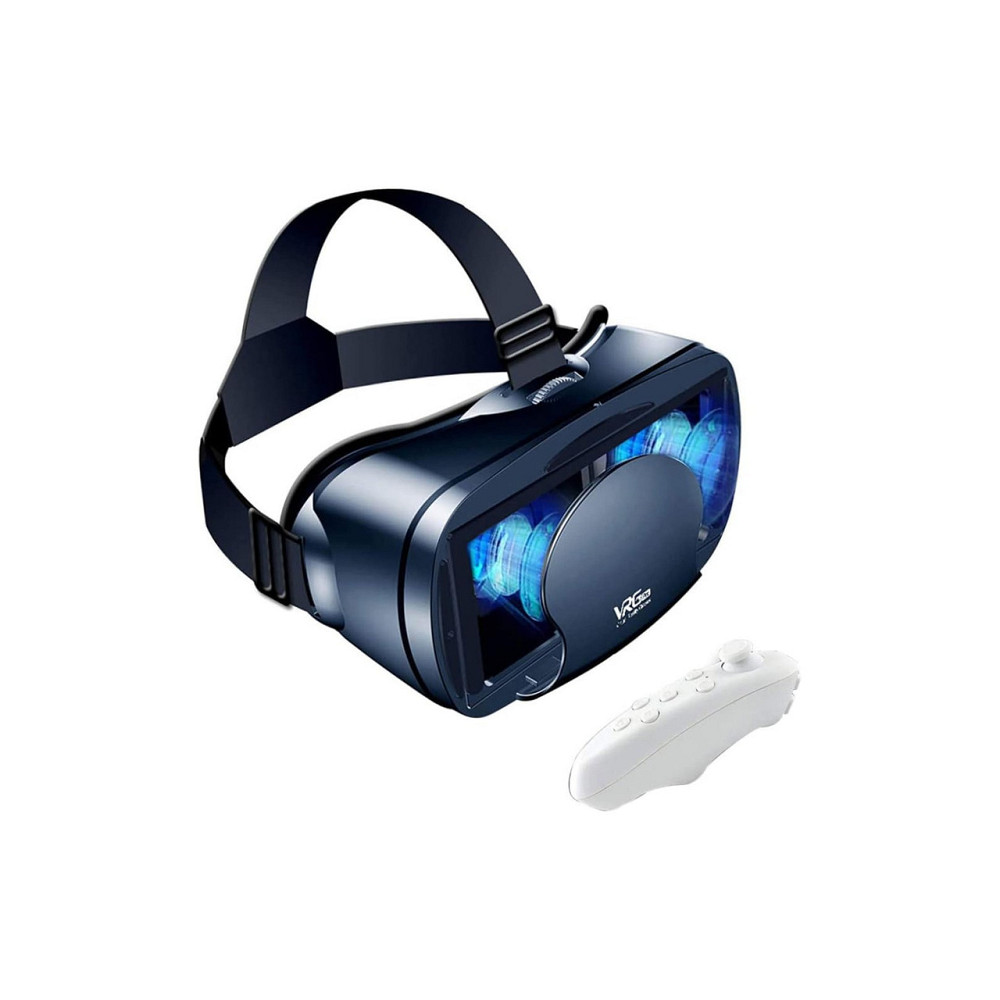 VR шолом віртуальні окуляри GGOOD VRG PRO чорний 120° ширококутна лінза для смартфонів 5–7 дюймів Android з пультом Київ - фото 6