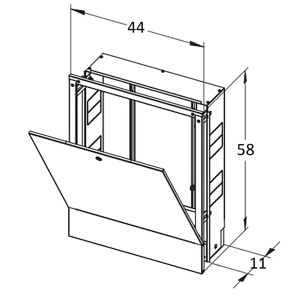 Колекторна шафа внутрішня ЕСО+ ШКВ-01 440x580x110 (3) Тернопіль - фото 5