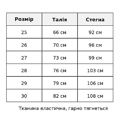 Джинси жіночі Derun 8198 палаццо прямі з ременем сині, синій, 26, 26, 70 см, 96 см Київ - фото 10
