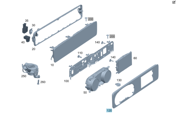 Mercedes-Benz  A2135407237 Декоративна накладка комбінації приладів та дисплею E-class W213 E-class Coupe C238 E-class S213 E-class Cabriolet A238 Одеса