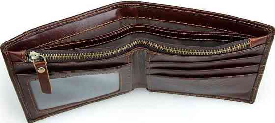 Кошелек мужской Коричневый (Vintage) Киев