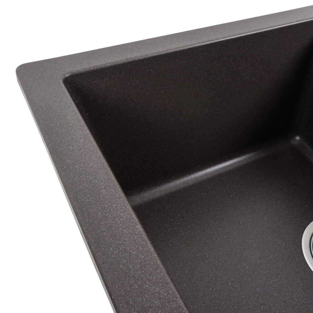 VALESO Гранітна мийка для кухні VALESO INTENSO 6550 матова Гренадін Київ - фото 5