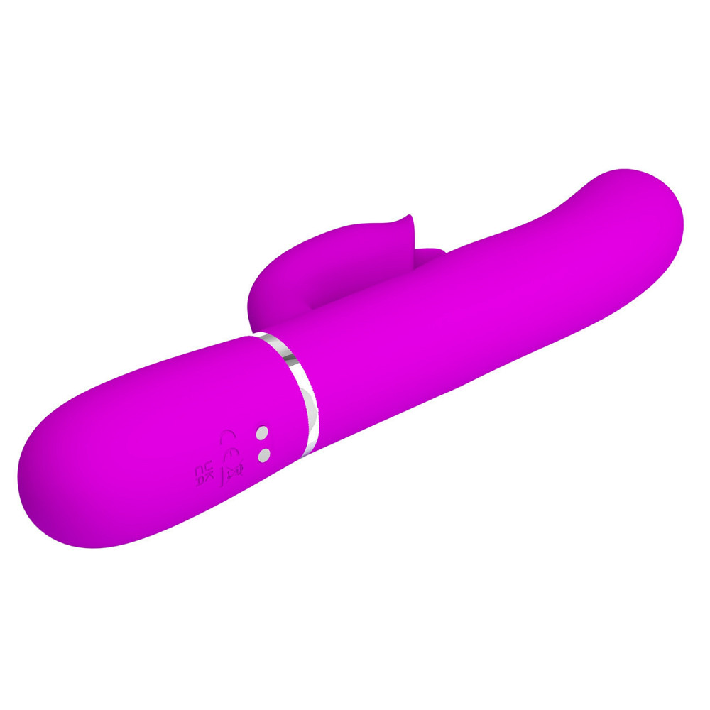 Вибратор-кролик PRETTY LOVE Gigiс стимулятором язычком, розовый, 22.8 х 3.4 см Sex Aura Киев - изображение 8