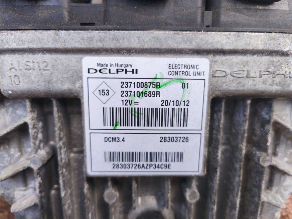 Блок керування двигуном комплект Nissan Note E11 1.5 dci 2005-2012 (237101689R) Ковель - фото 2
